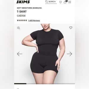 Skims soft smoothing seamless tshirt